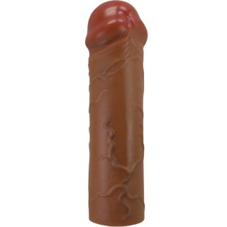 PRETTY LOVE - NILE PENIS SLEEVE WITH 2.5 CM EXTENSION MULATTO - D-242473 - Teknashop Ltd