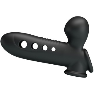PRETTY LOVE - CRANE PENIS SLEEVE WITH AIRBAG BLACK - D-242705 - Teknashop Ltd