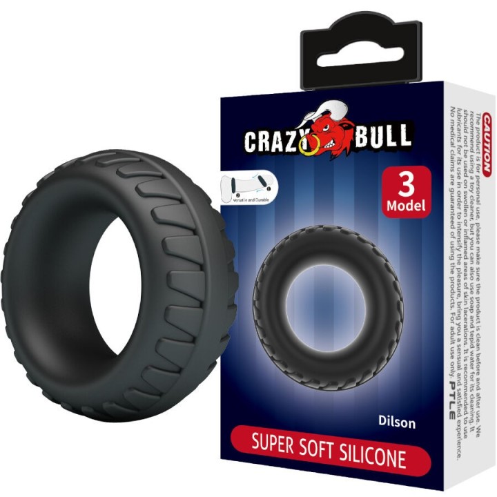 CRAZY BULL - DILSON SILICONE RING MODEL 3 - D-243835 - Teknashop Ltd