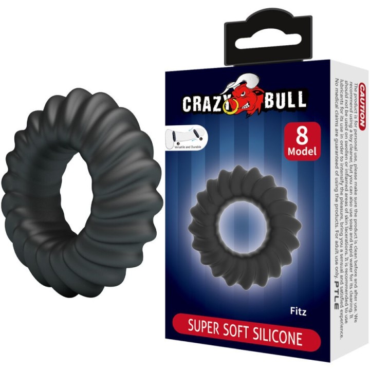 CRAZY BULL - FITZ SILICONE RING MODEL 8 - D-243838 - Teknashop Ltd