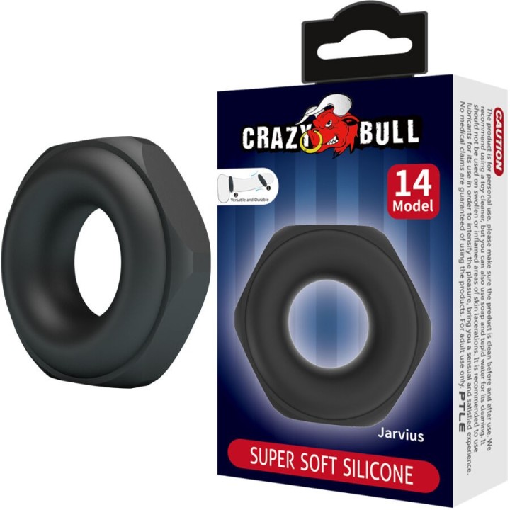 CRAZY BULL - JARVIUS SILICONE RING MODEL 14 - D-243840 - Teknashop Ltd