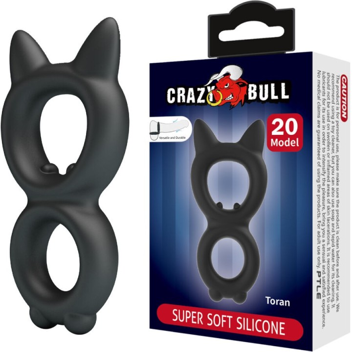 CRAZY BULL - TORAN DOUBLE SILICONE RING MODEL 20 - D-243847 - Teknashop Ltd