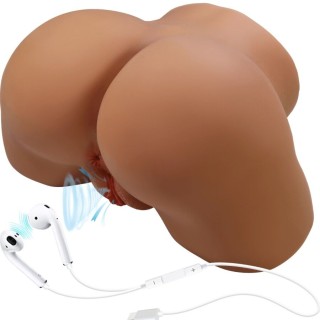 CRAZY BULL - SOPHIA REALISTIC FEMALE BUTT VIBRATOR AND SUCKER WITH SOUND 5.5 KG - D-243857 - Teknashop Ltd