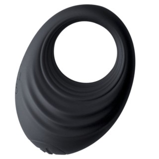 ROCKS-OFF - SPIRE BLACK VIBRATING PENIS RING - D-244042 - Teknashop Ltd