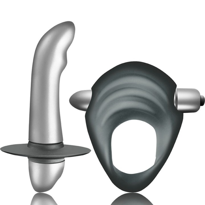 CLIMAXIMUM - ENTICE KIT COCK RING + PROSTATE VIBRATOR BEGINNERS - D-244502 - Teknashop Ltd