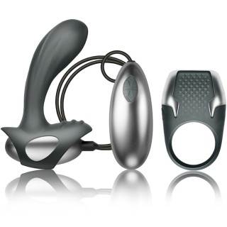 CLIMAXIMUM - EXCITE KIT COCK RING + WIRE PROSTATE MASSAGER - D-244503 - Teknashop Ltd