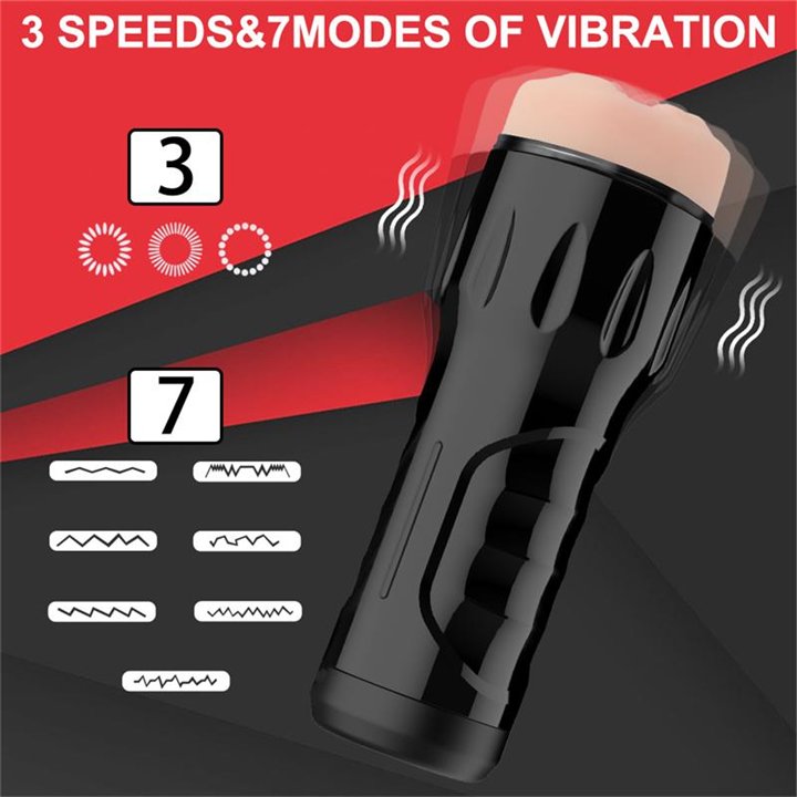 Toni Masturbator with Vibration Vagina - SQ-MA70038 - Teknashop Ltd