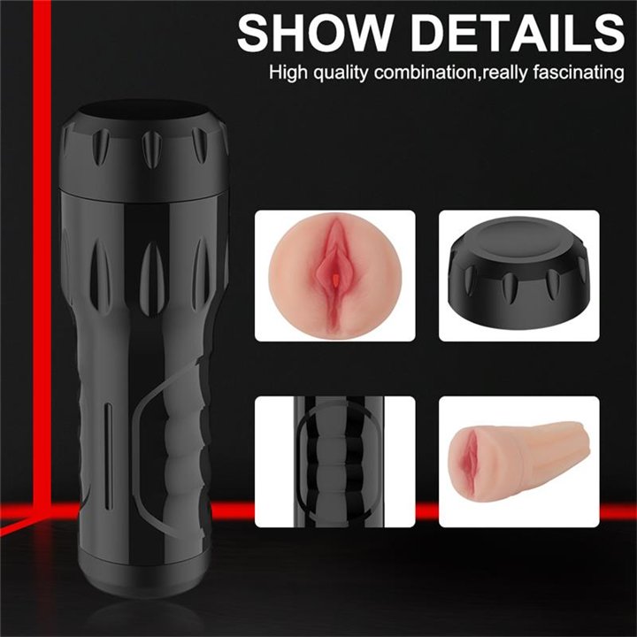 Toni Masturbator with Vibration Vagina - SQ-MA70038 - Teknashop Ltd