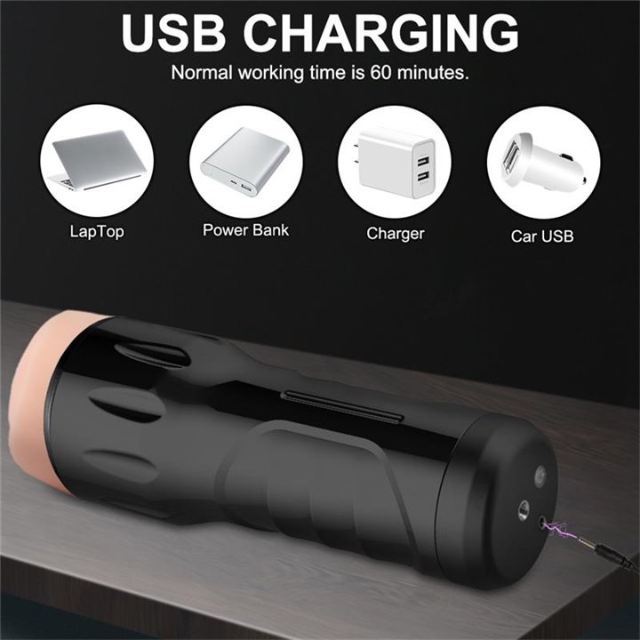 Toni Masturbator with Vibration Vagina - SQ-MA70038 - Teknashop Ltd