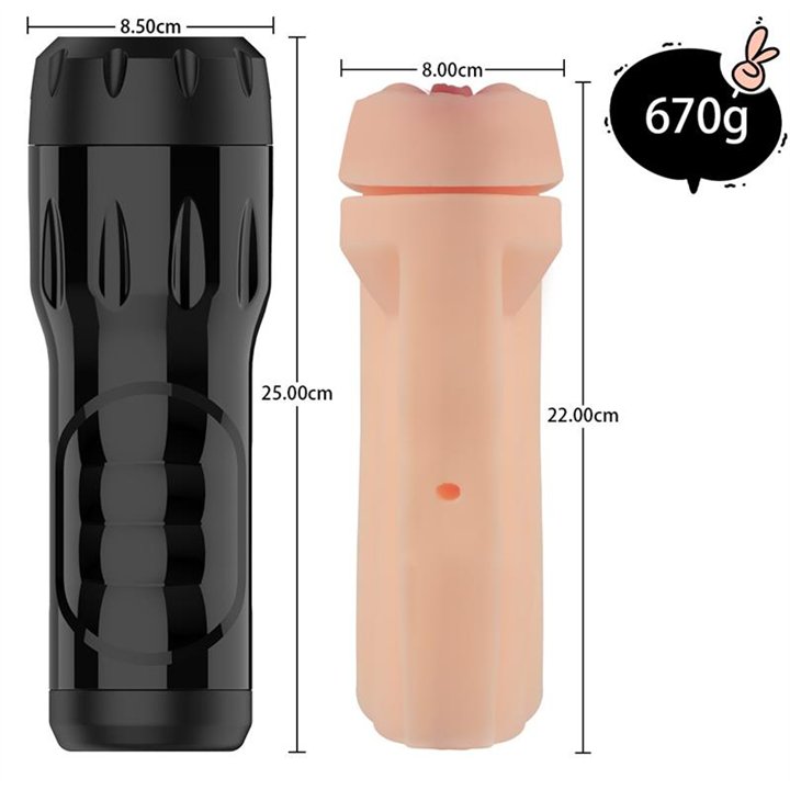 Toni Masturbator with Vibration Vagina - SQ-MA70038 - Teknashop Ltd