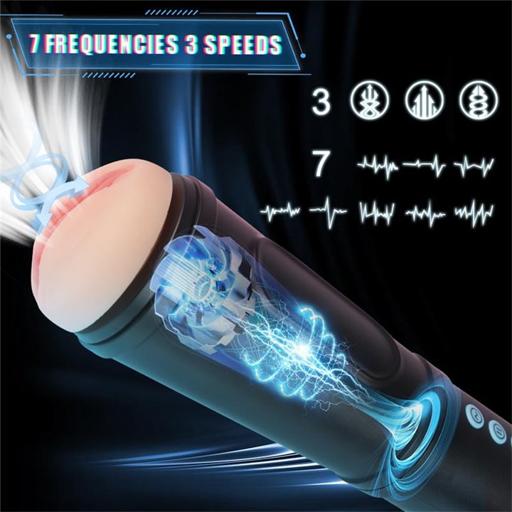 Locker Masturbator with Vibrating and Sucking Efect - SQ-MA70046 - Teknashop Ltd