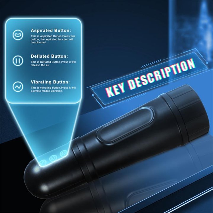 Locker Masturbator with Vibrating and Sucking Efect - SQ-MA70046 - Teknashop Ltd