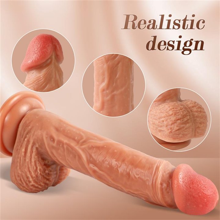 Dean Dildo with Thrusting and Vibrating 8 - SQ-WBD10195 - Teknashop Ltd