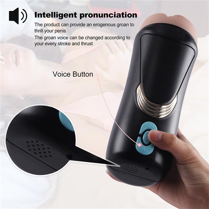 Male Masturbator Vagina with Moans Lauren - SQ-MA70043 - Teknashop Ltd