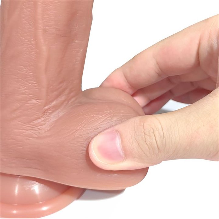 Tiberio Realistic Turbo Shaking Dildo with Thrusting, 360º Rotation, and Remote Control Liquid Silicone - IN-246 - Teknashop Ltd