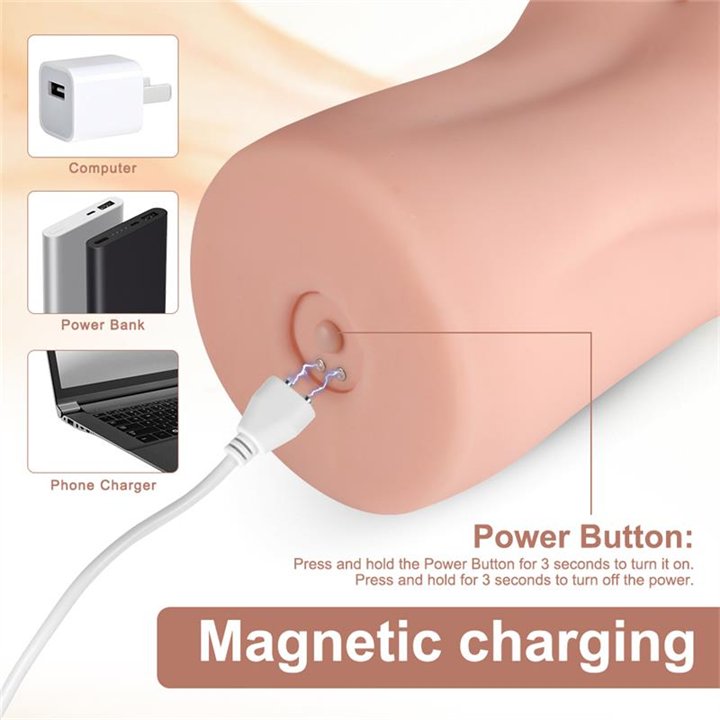 Agatha Vibrating Masturbator - SQ-MA60075V - Teknashop Ltd