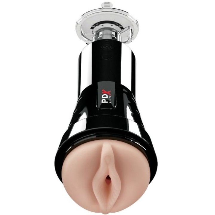 PDX ELITE - MASTURBATOR WITH VIBRATION AND COMPRESSOR EFFECT - RD509 - Teknashop Ltd