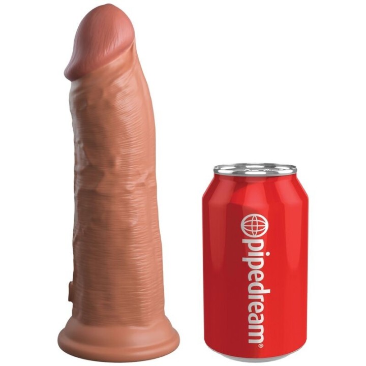 KING COCK - ELITE REALISTIC SILICONE DILDO 20.3 CM CARAMEL - D-236622 - Teknashop Ltd