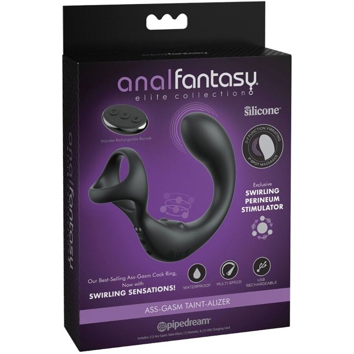 ANAL FANTASY ELITE COLLECTION - VIBRATING ANAL MASSAGER WITH REMOTE CONTROL - PD4794-23 - Teknashop Ltd