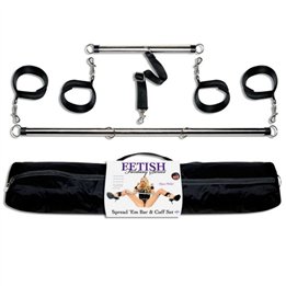 FETISH FANTASY SERIES - SERIES SPREAD EM BAR AND CUFF SET - PD3716-00 - Teknashop Ltd