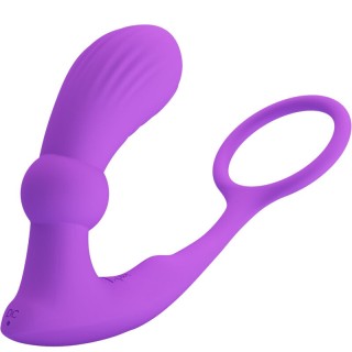 PRETTY LOVE - WARREN VIOLET ANAL RING & VIBRATOR - D-238088 - Teknashop Ltd