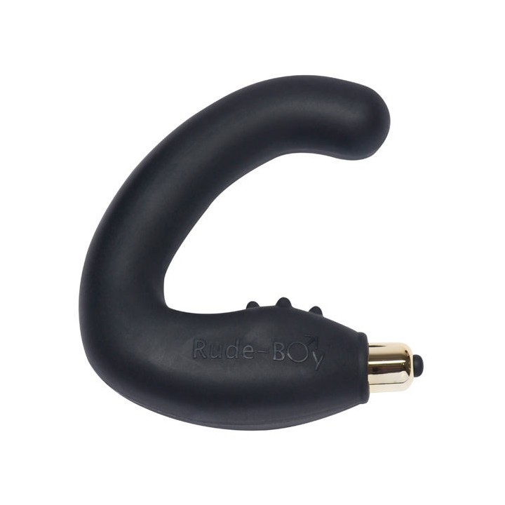 ROCKS-OFF - RUDE-BOY MALE G-SPOT MASSAGER 7 V BLACK - D-195940 - Teknashop Ltd
