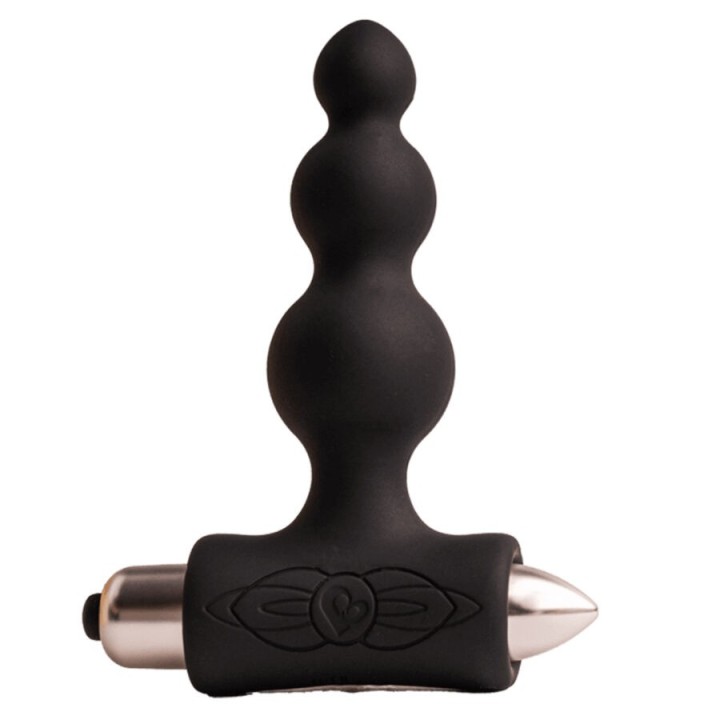 ROCKS- OFF - PETITE SENSATIONS BUBBLES ANAL PLUG VIBRATOR BLACK - D-244054 - Teknashop Ltd
