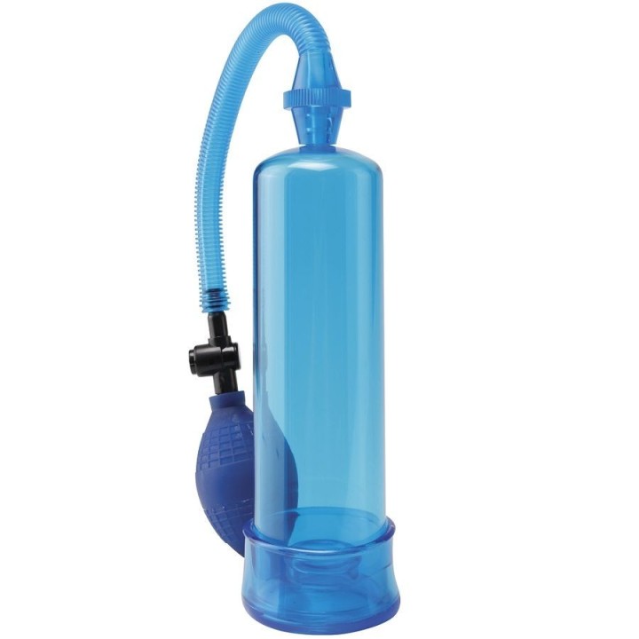 PUMP WORX - BEGINNERS POWER PUMP CLEAR - BLUE - PD3260-14 - Teknashop Ltd