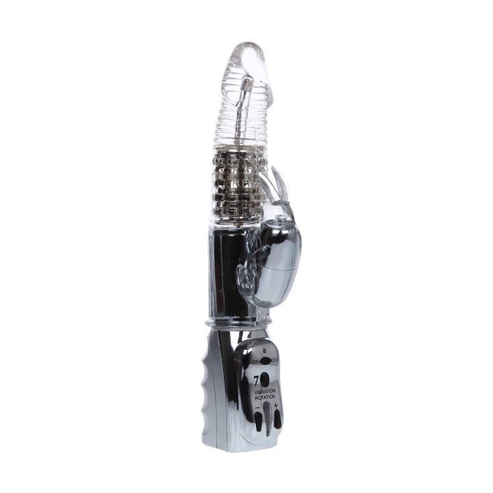 BAILE - AMOUR MISSILE TRANSPARENT ROTATOR 26.5 CM - D-205178 - Teknashop Ltd