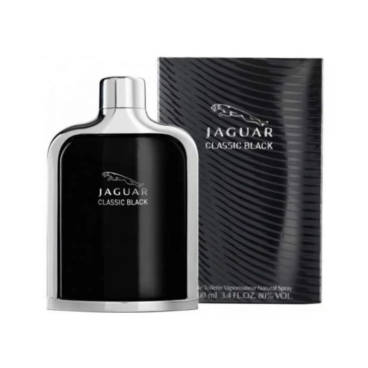 Jaguar Classic Black Eau De Toilette Spray 100ml - unisex - Teknashop Ltd