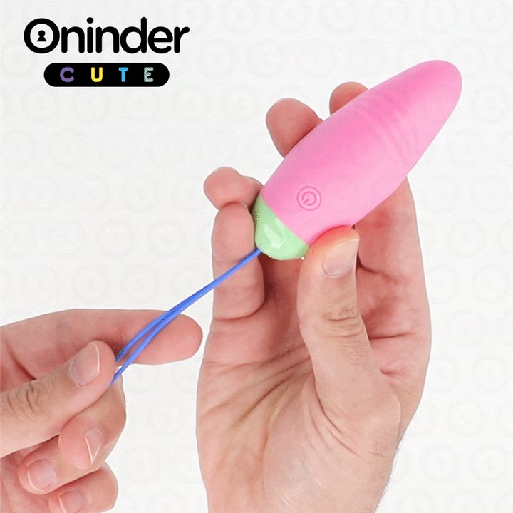 ONINDER CUTE - LOVE PLEASURE 360° VIBRATING-ROTATING SILICONE EGG - FREE GLOBAL APP - D-242098 - Teknashop Ltd
