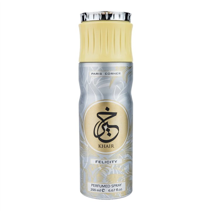 Paris Corner, Felicity, Vegan, Floral, Deodorant Spray, Unisex, 200 ml - Teknashop Ltd