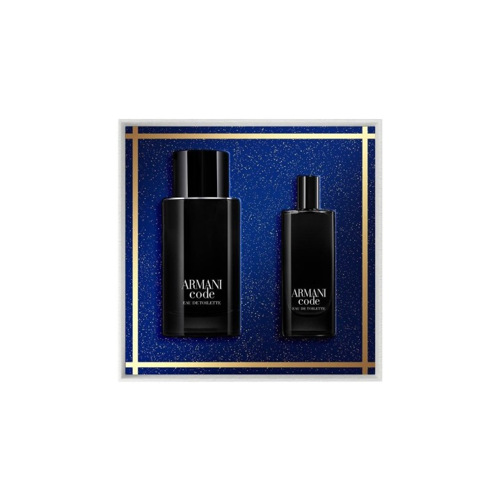 Set Giorgio Armani: Code, Eau De Toilette, For Men, 125 ml + Code, Eau De Toilette, For Men, 15 ml - Teknashop Ltd