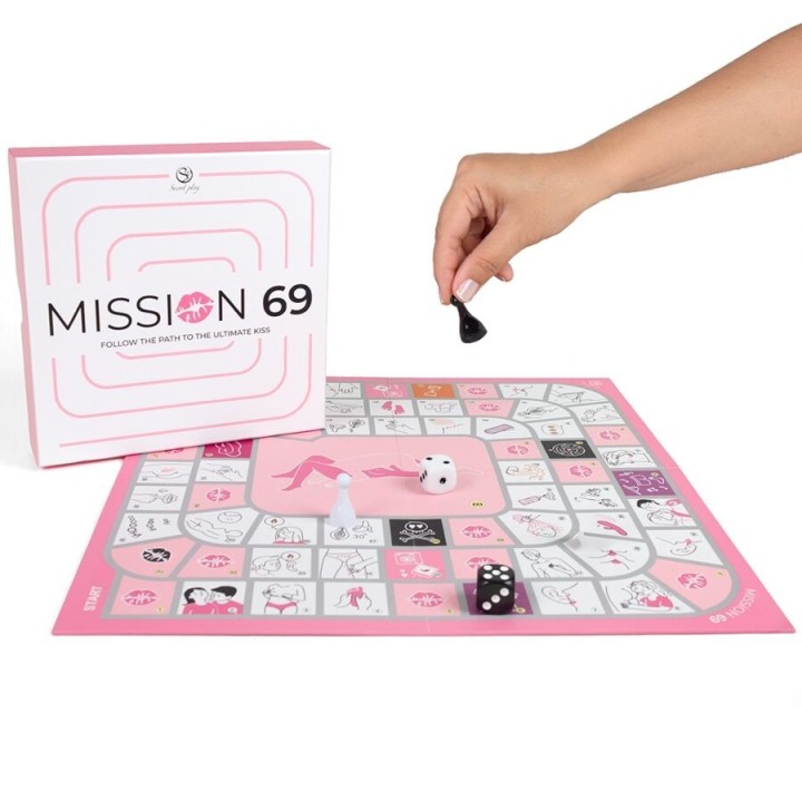 SECRET PLAY - BOARD GAME FOR COUPLES "MISSION 69" - D-245708 - Teknashop Ltd