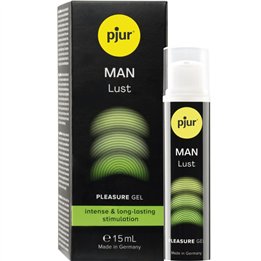 PJUR - MAN LUST PLEASURE GEL INTENSE & LONG-LASTING STIMULATION 15 ML - D-244662 - Teknashop Ltd