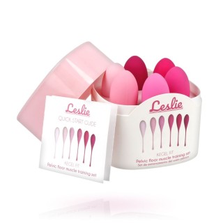LESLIE - KEGEL FIT PELVIC MUSCLE TRAINING SET 6 WEIGHTS - D-218624 - Teknashop Ltd
