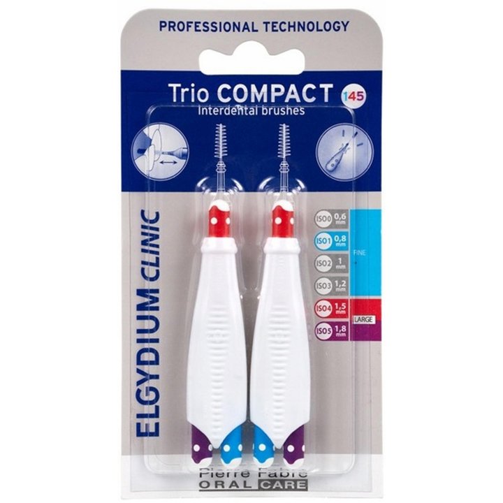 Set Duo, Elgydium, Interdental Brush, Dual-colored, 2 pcs - Teknashop Ltd