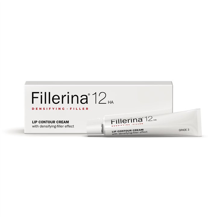 Labo Cosprophar Suisse, Fillerina 12HA Densifying Filler Grade 3, Hydrate & Firm, Cream, For Lips Contour, 15 ml - Teknashop Ltd
