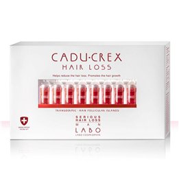 Labo Cosprophar Suisse, Cadu-Crex Severe Stage, Anti-Hair Loss, Ampoules Treatment Serum, For Scalp, For Men, 20 pcs, 3.5 ml - T