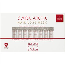 Labo Cosprophar Suisse, Cadu-Crex Severe Stage, Anti-Hair Loss, Ampoules Treatment Serum, For Scalp, For Men, 40 pcs, 3.5 ml - T