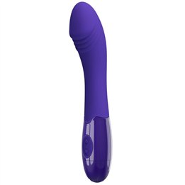 PRETTY LOVE - ELEMENTAL YOUTH VIOLET VIBRATOR DILDO - D-237022 - Teknashop Ltd