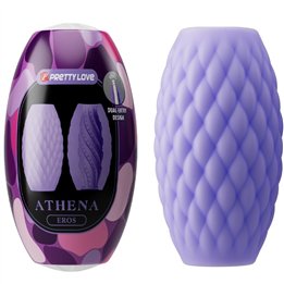 PRETTY LOVE - ATHENA EROS SILICONE MALE MASTURBATOR PURPLE - D-242707 - Teknashop Ltd