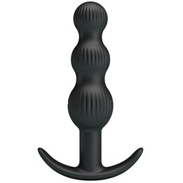 PRETTY LOVE - SIDNEY ANAL VIBRATOR 10 VIBRATIONS BLACK - D-242712 - Teknashop Ltd