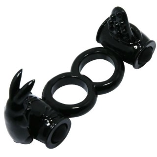 BAILE - SWEET RING DOUBLE RING WITH DOUBLE RABBIT - D-219322 - Teknashop Ltd