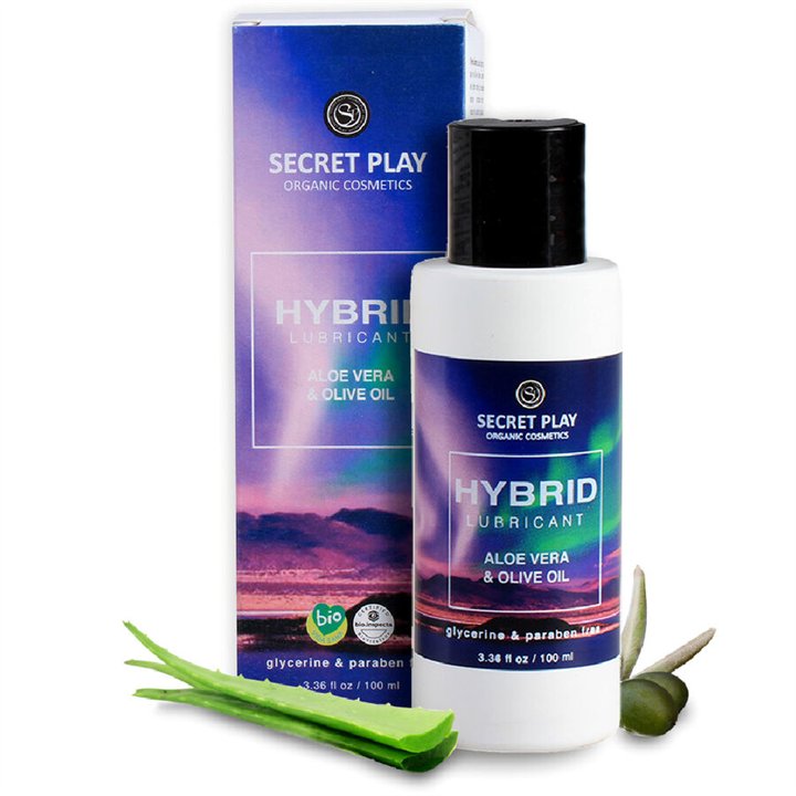 SECRETPLAY - LUBRICANT ORGANIC HYBRID 100 ML - D-214683 - Teknashop Ltd