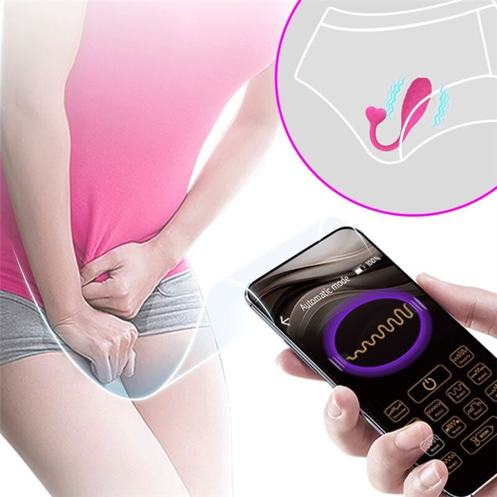 PRETTY LOVE - APP CONTROLLED PINK FISHER VIBRATING EGG - D-236968 - Teknashop Ltd