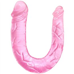 BAILE - DOUBLE DONG DOUBLE PINK DILDO - D-219260 - Teknashop Ltd