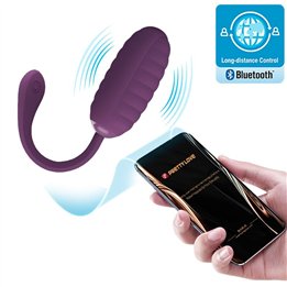 PRETTY LOVE - CASPER PURPLE RECHARGEABLE VIBRATING EGG - D-238704 - Teknashop Ltd