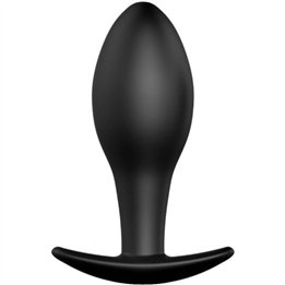 PRETTY LOVE - ANAL PLUG SILICONE ANCHOR 8.5 CM BLACK - D-211729 - Teknashop Ltd