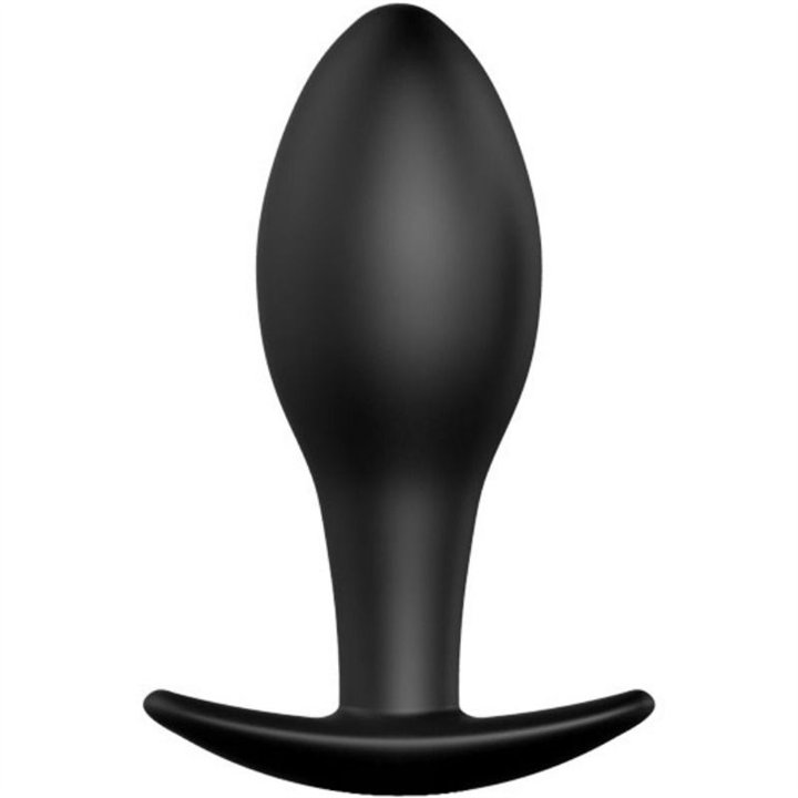 PRETTY LOVE - ANAL PLUG SILICONE ANCHOR 8.5 CM BLACK - D-211729 - Teknashop Ltd